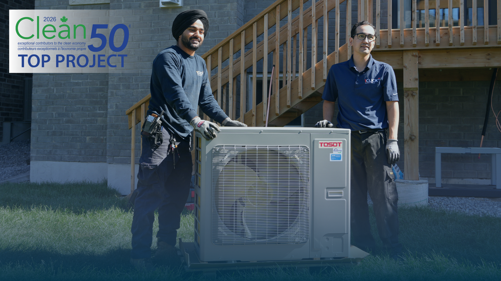 1Click Heating & Cooling Recognized as Canada's Clean50 Top Project