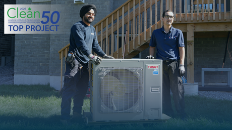 1Click Heating & Cooling Recognized as Canada's Clean50 Top Project