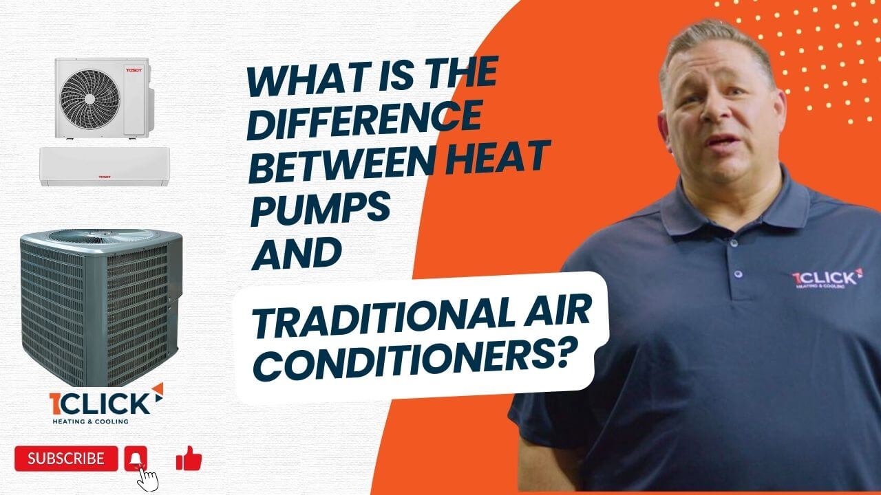 Shon Cantin 1Click hvac expert on the difference between heat pumps and air conditioners